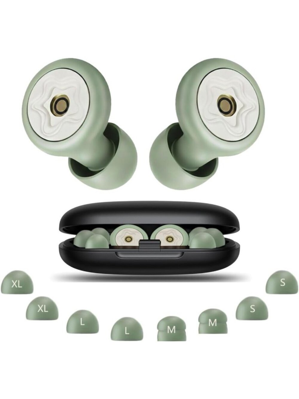 Reusable Silicone Ear Plugs for Sleeping, Noise Cancelling 50dB, Hearing